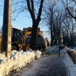 În sfârșit s-a ridicat zăpada de pe stradă!